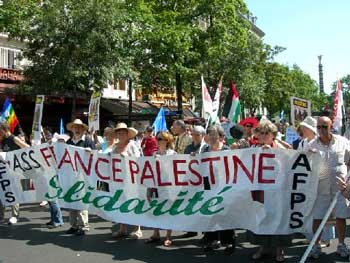 solidarité avec les prisonniers Palestine