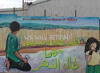 retour en Palestine