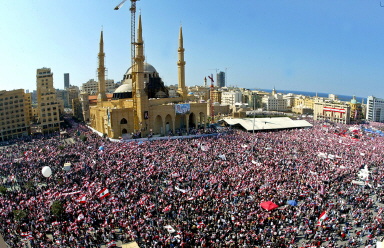 manifestation à Beyrouth