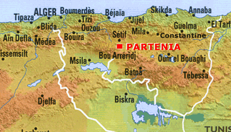 carte de Partenia