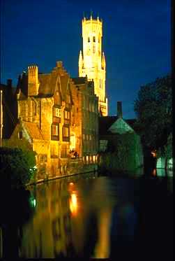 Bruges en nuit