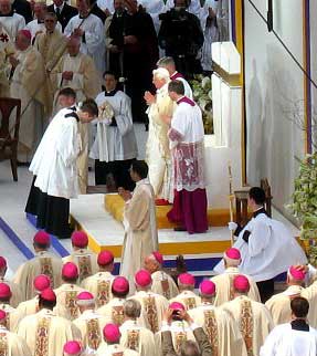 Pape et les évêques