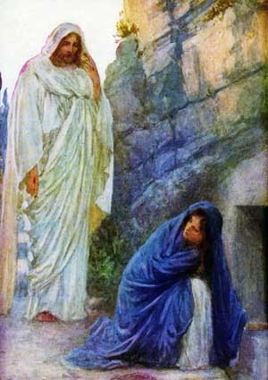Marie Madeleine au tombeau ouvert