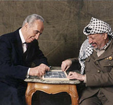 Peres et Arafat