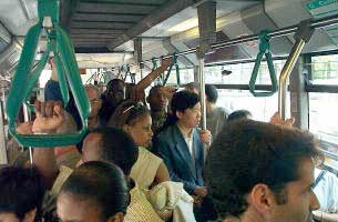 dans le bus