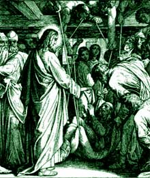 J&eacute;sus et le paralytique