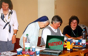 Partenia en travail