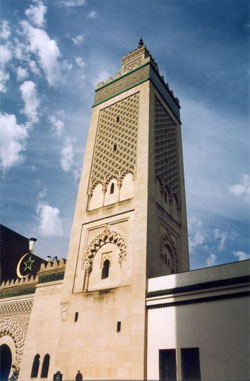 la grande Mosqu&eacute;e de Paris
